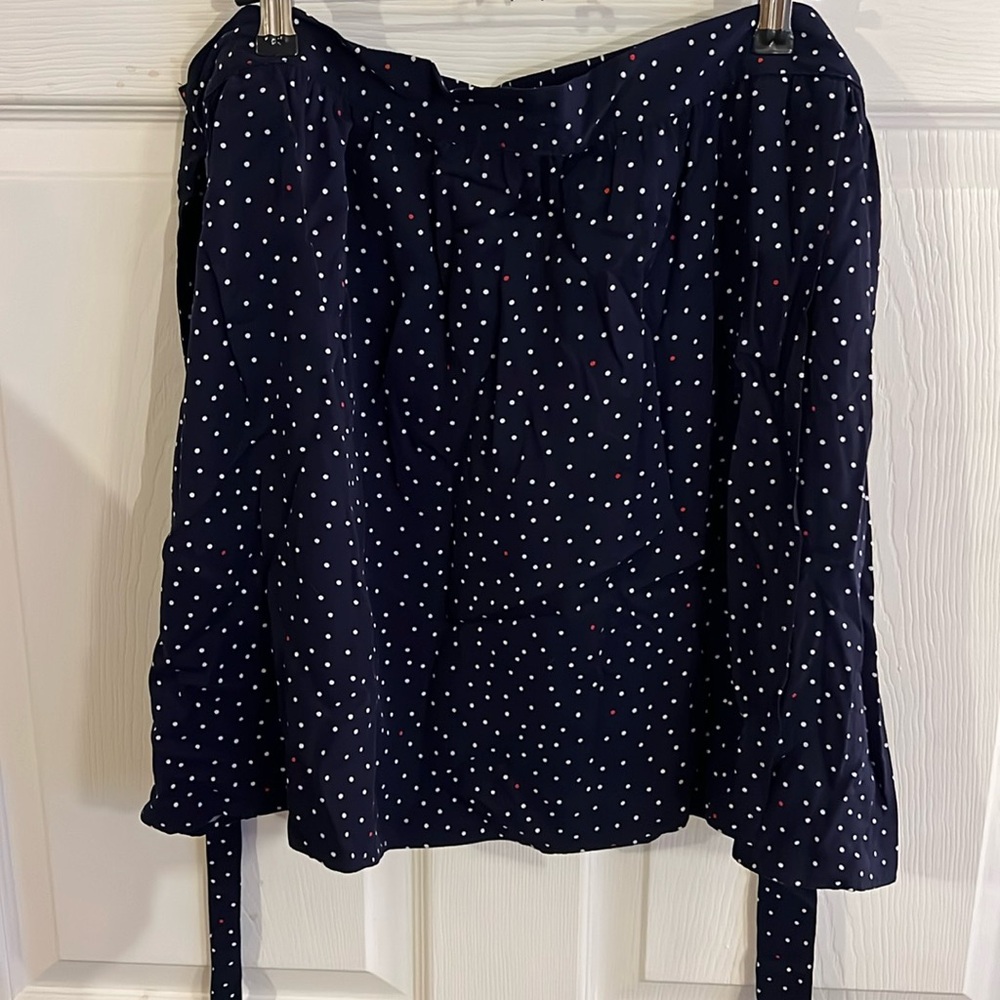 Navy Dot Skirt